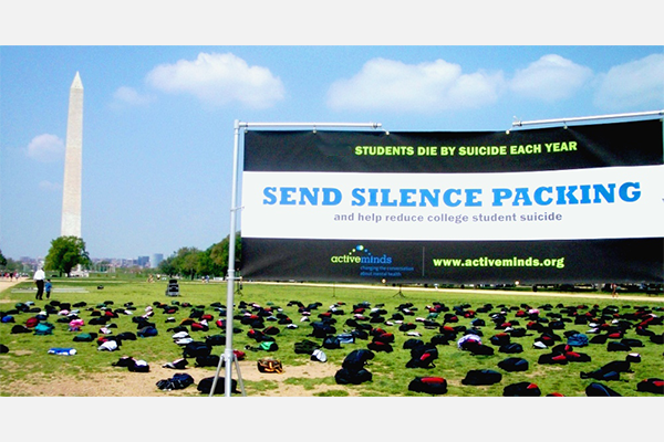 send silence packing on national mall