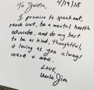 Note from Uncle Jim