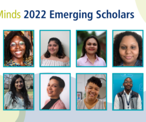 Active Minds 2022 Emerging Scholars Banner with headshots