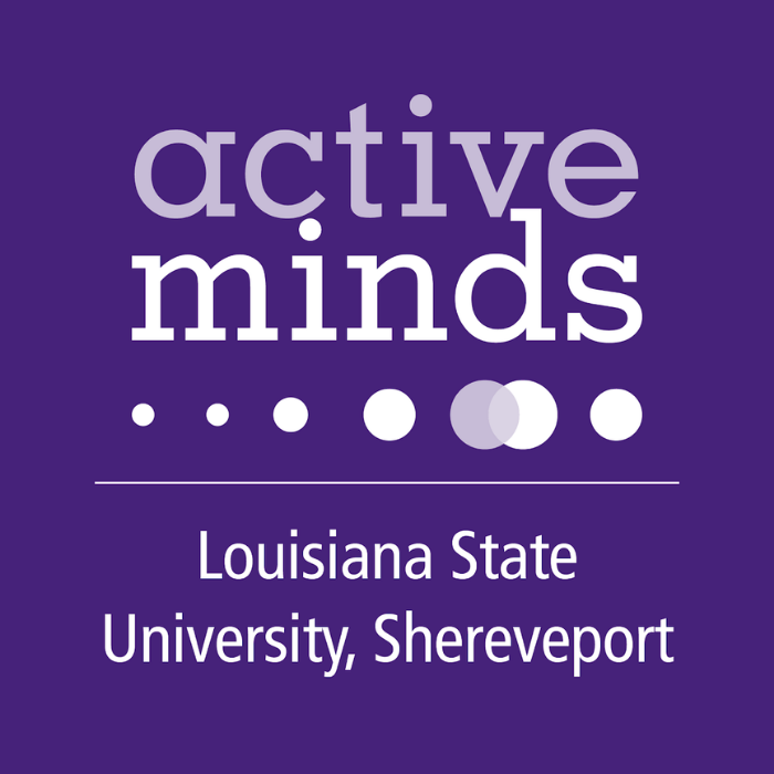 Louisiana State University, Shreveport Active Minds Logo