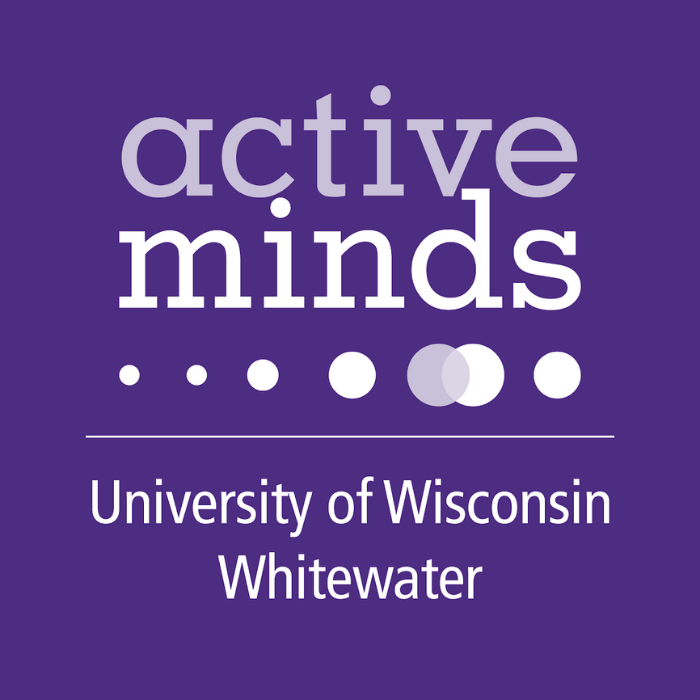 University of Wisconsin Whitewater Active Minds Logo